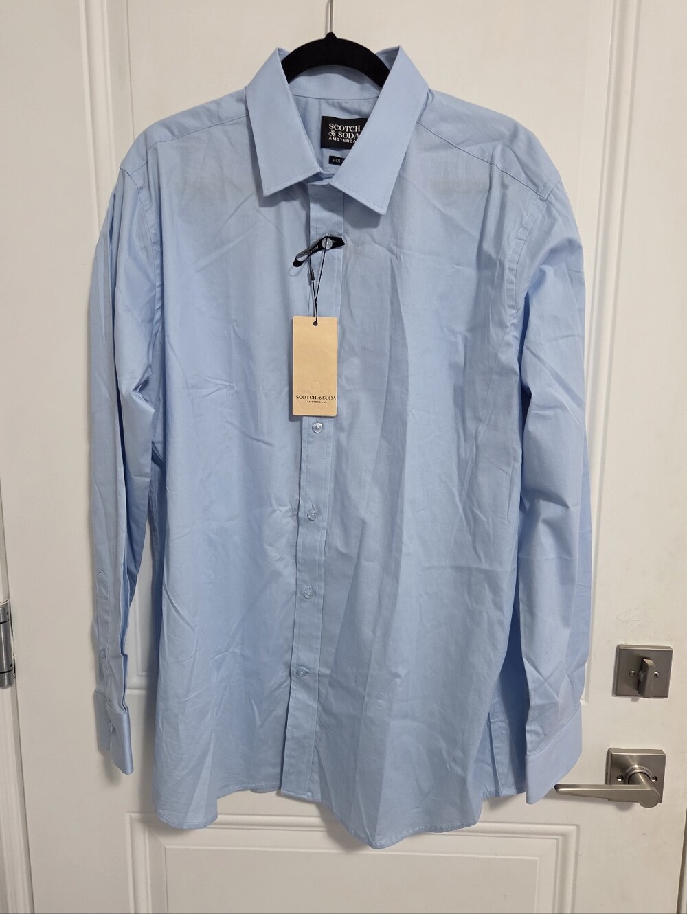 NWT - Scotch & Soda Men's Modern Fit Dress Shirt - Size 18/US XXL